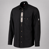 Men's Black Bavarian Oktoberfest Shirt - Roll-Up Sleeve - image 2