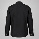 Men's Black Bavarian Oktoberfest Shirt - Roll-Up Sleeve - image 3