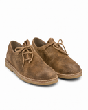Men's Brown Suede Bavarian Haferl Shoes - Traditional Side-Lacing | Treaded Rubber Sole - image 3