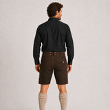 Men's Black Bavarian Oktoberfest Shirt - Roll-Up Sleeve - image 5