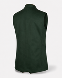 Men's Emerald Green Bavarian Oktoberfest Vest for Lederhosen - image 5