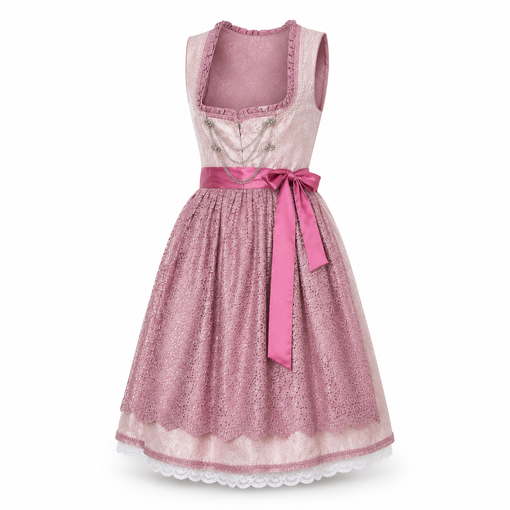 Blush Garden Embroidered Midi Dirndl - product image 1