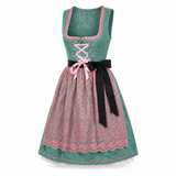 Meadow Green Embroidered Mini Dirndl - product image 1