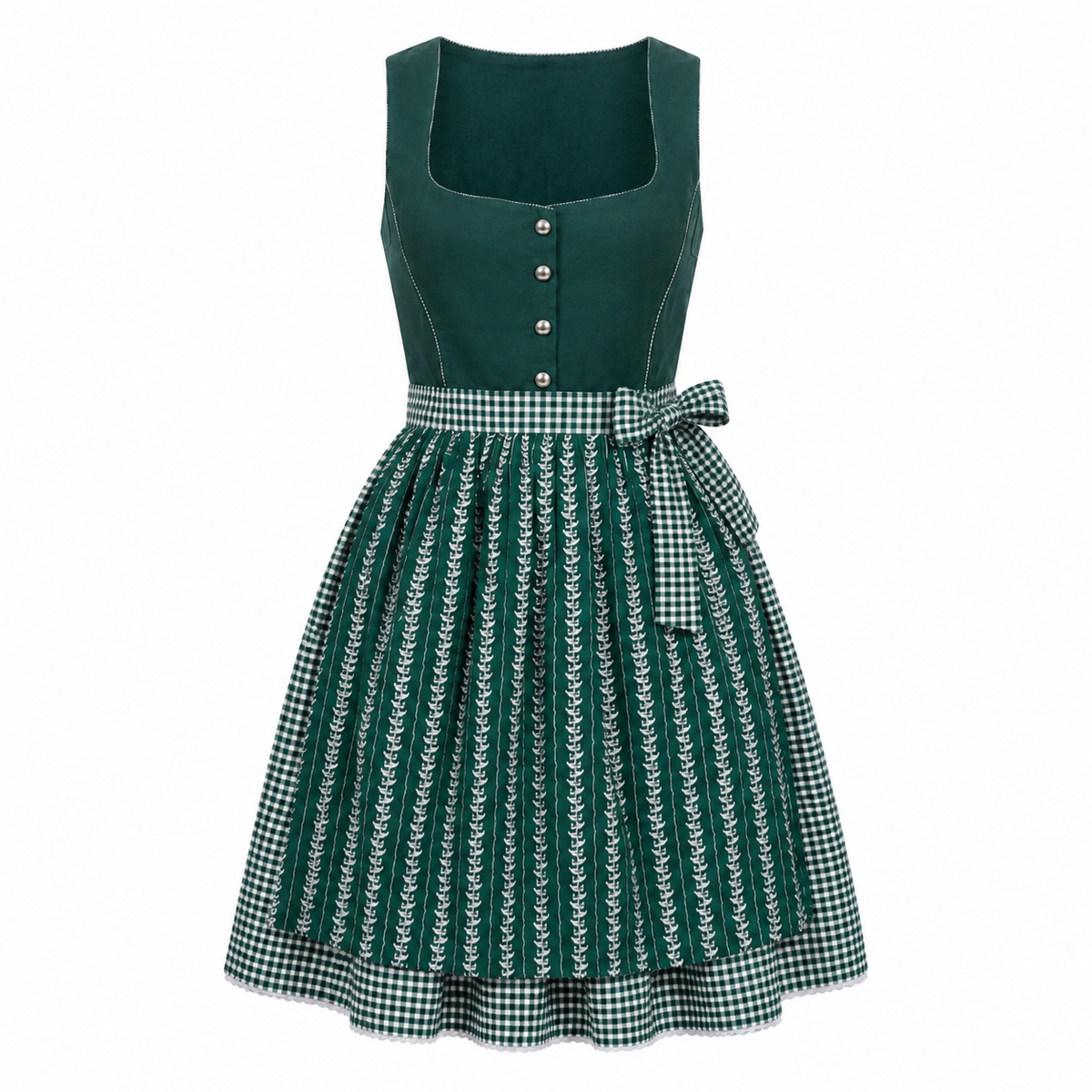 Alpine Meadow Check Mini Dirndl - product image 1