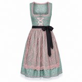 Meadow Green Embroidered Midi Dirndl - product image 1