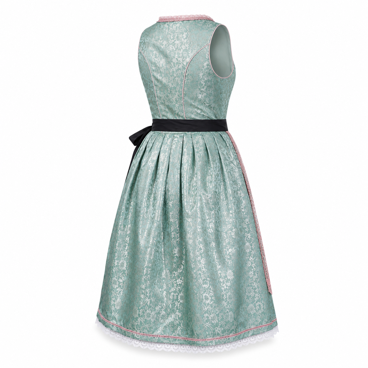 Meadow Green Embroidered Midi Dirndl - product image 3