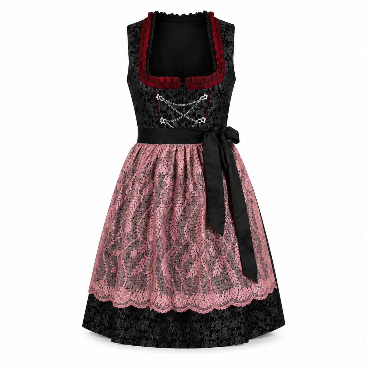 Ruby Noir Lace Mini Dirndl - product image 1
