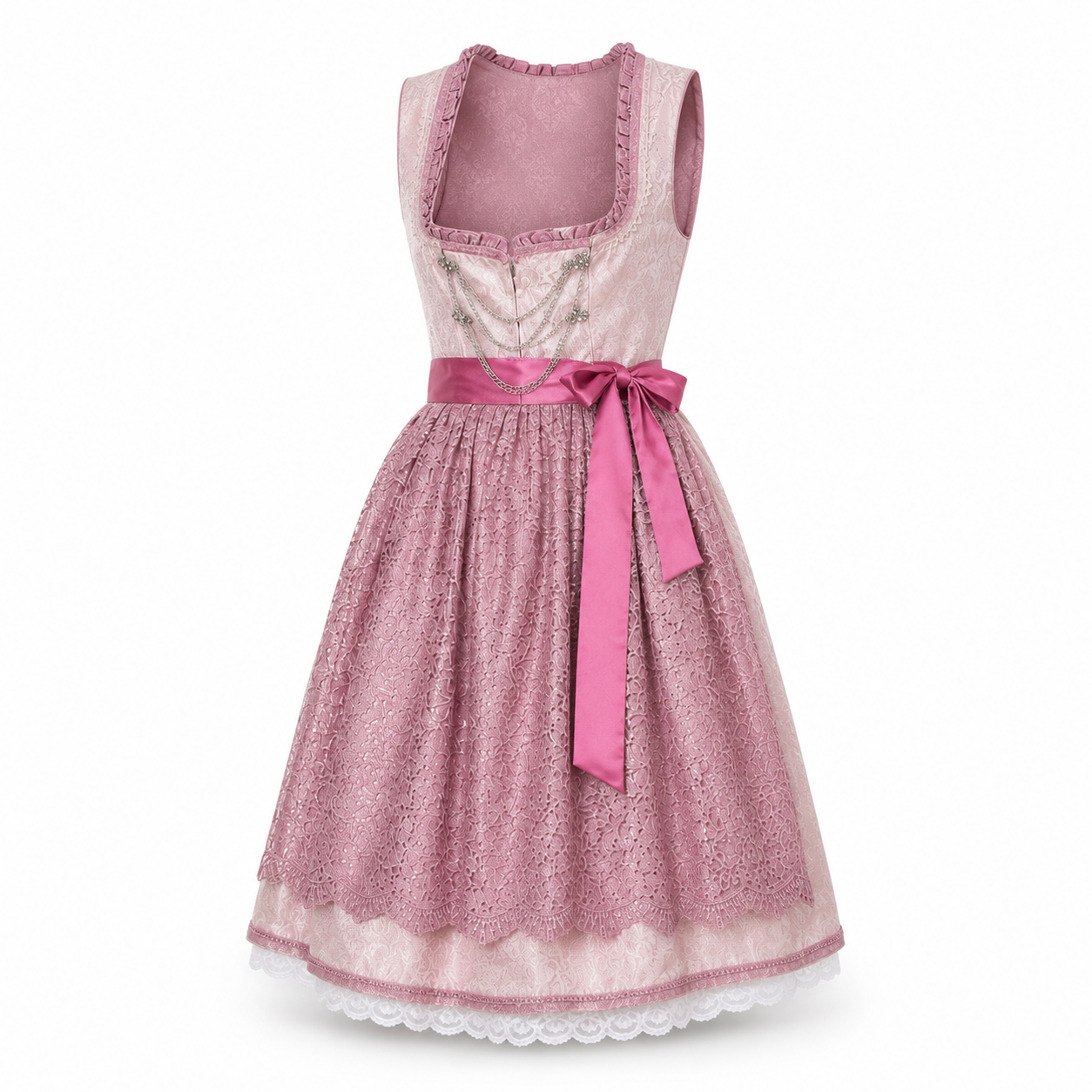 Blush Garden Embroidered Midi Dirndl - product image 1